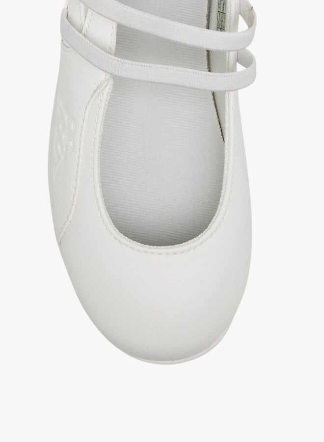 كابا أحذية مدرسية بناتي سادة بحزام مطاطي - Image 4