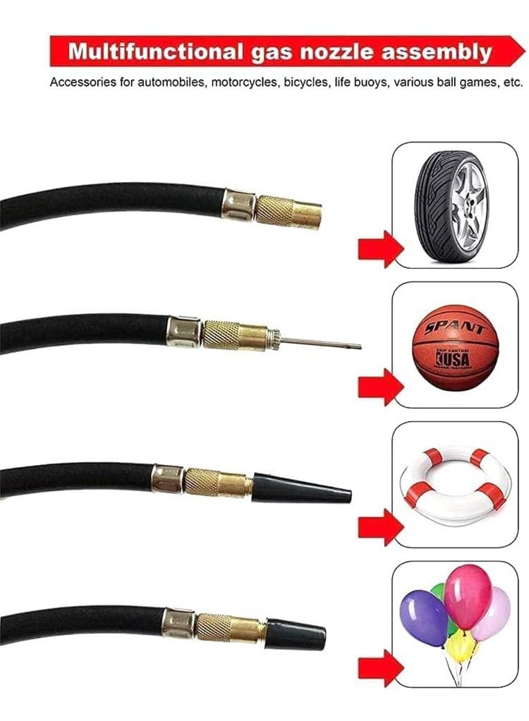 MR.SMART Mr Smart 2-Cylinder Portable Air Compressor Kit with Tools, Multi-Purpose Nozzles for Cars, Sports Balls, Inflatables - Image 2