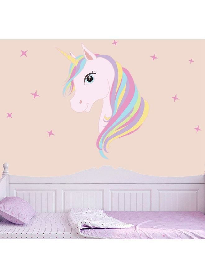 نيبمينينت ملصق جداري بطباعة وحيد القرن متعدد الألوان - Image 2