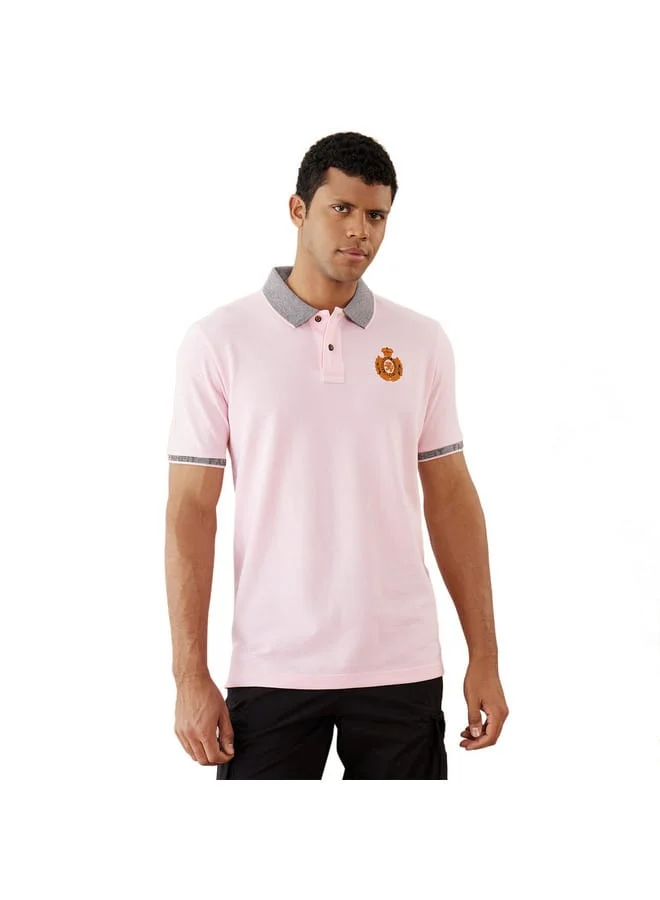 fahrenheit Fahrenheit Solid Polo T-shirt with Short Sleeves