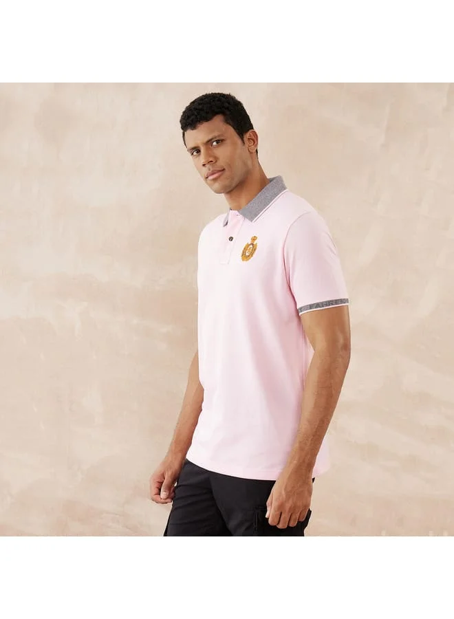 fahrenheit Fahrenheit Solid Polo T-shirt with Short Sleeves