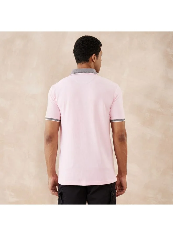 fahrenheit Fahrenheit Solid Polo T-shirt with Short Sleeves