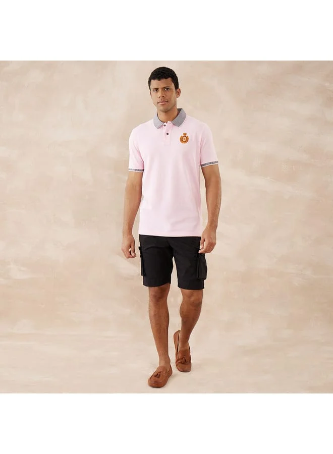 fahrenheit Fahrenheit Solid Polo T-shirt with Short Sleeves