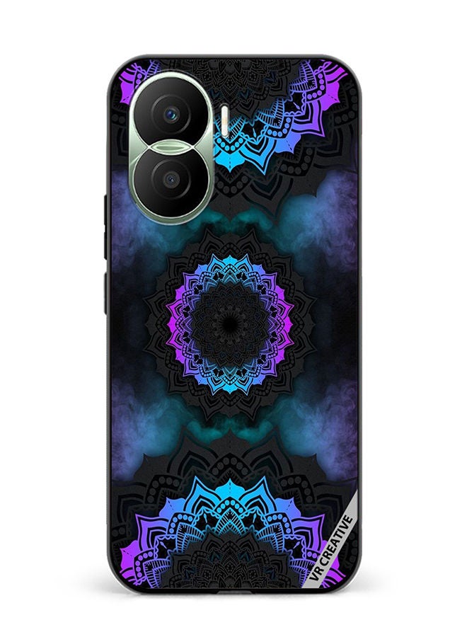 VR CREATIVE Protective Case Cover For Honor Play7T Pro Mandala Design Multicolour - Image 1
