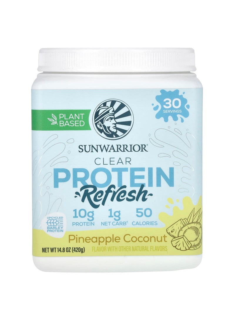 Clear Protein Refresh, Pineapple Coconut, 14.8 oz (420 g)