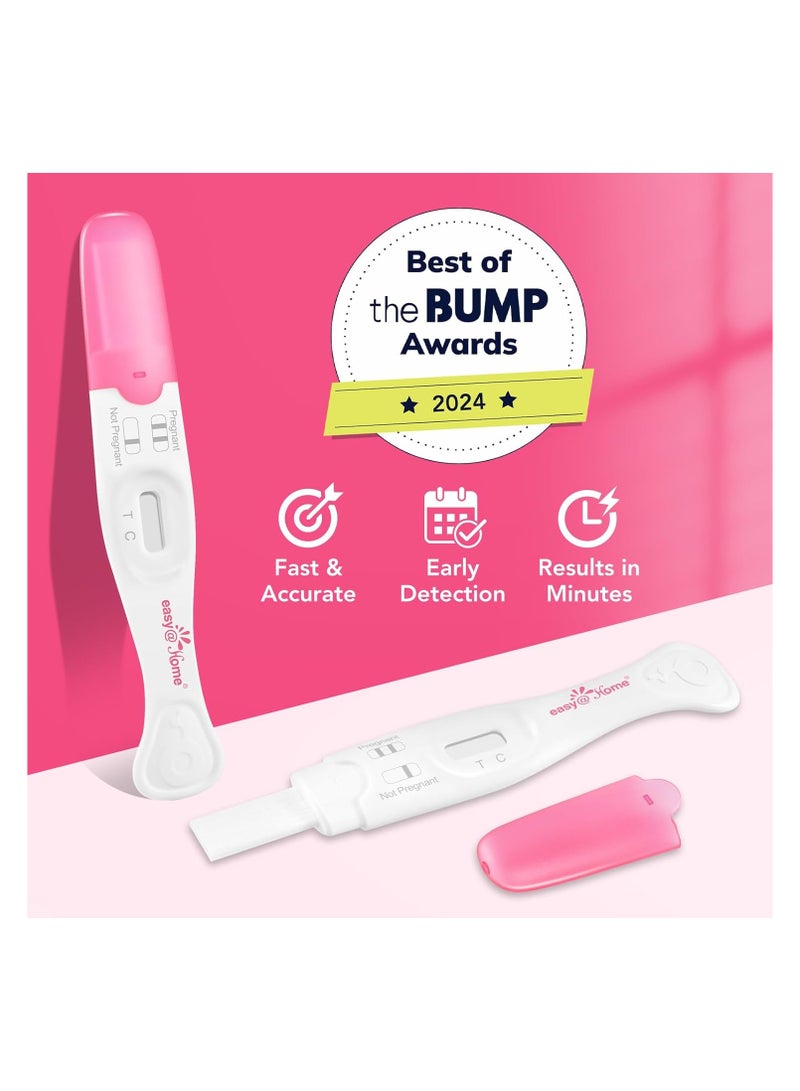 Easy@Home Easy@Home Pregnancy Test Sticks: Early Detection with Ultra High Sensitivity - Easy to Use at Home Rapid Result - Pregnancy Tests with Curved Handle | 5 Pack  - Image 2