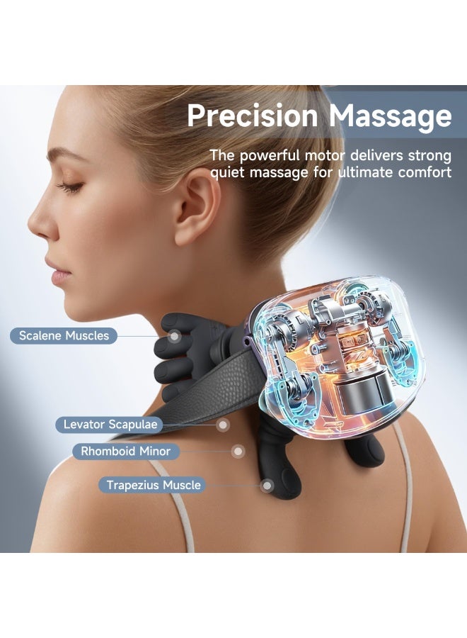 Bukela Neck Massager for Pain Relief with Deep Tissue Massage and Heat, Bionic Hand Neck and Shoulder Massager for Back Relaxation Home Office Travel - Image 4