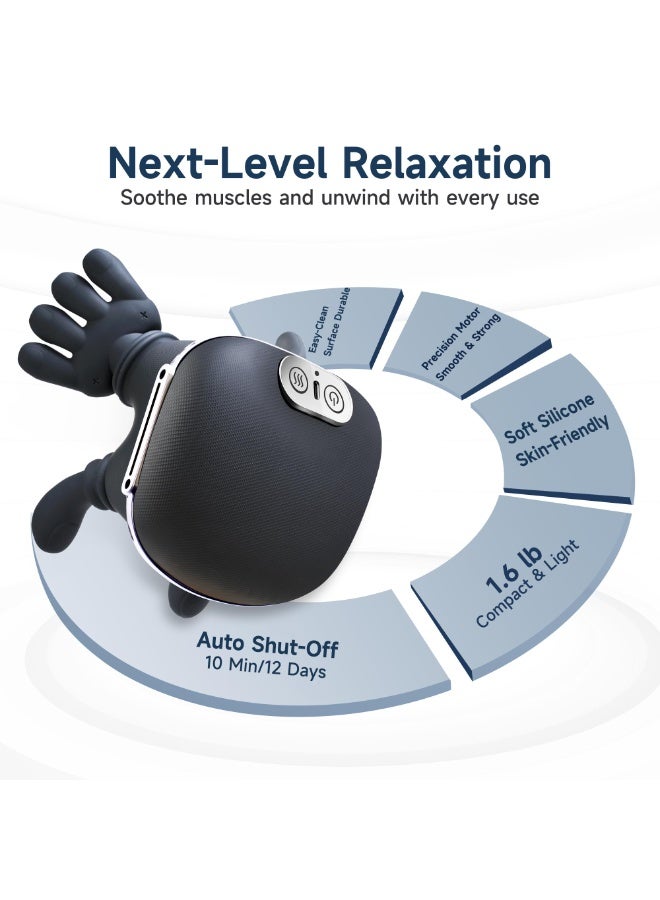 Bukela Neck Massager for Pain Relief with Deep Tissue Massage and Heat, Bionic Hand Neck and Shoulder Massager for Back Relaxation Home Office Travel - Image 5
