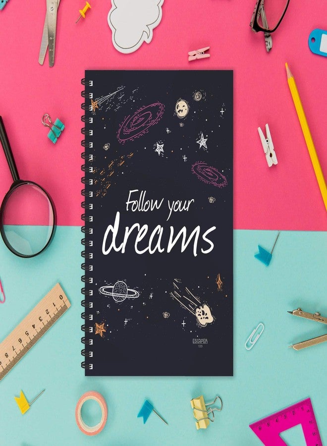 ESCAPER مفكرة تحفيزية مصممة للأطفال والمكتب، مسطرة من الجانبين، من إسكيبر، ذات غلاف حلزوني مزدوج للتخطيط اليومي (مقاس A5، 8.5 × 5.5 بوصة) - Image 5