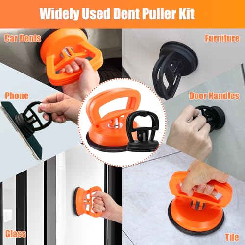 YIHANGYE Dent Puller,7 Pack Car Dent Puller Kit,Car Dent Remover Tool for Car,Paintless Dent Removal Kit,Hail Dent Removal Kit,Dent Puller Suction Cup for Dent Remover,Glass,Screen,Moving (Large - Image 4