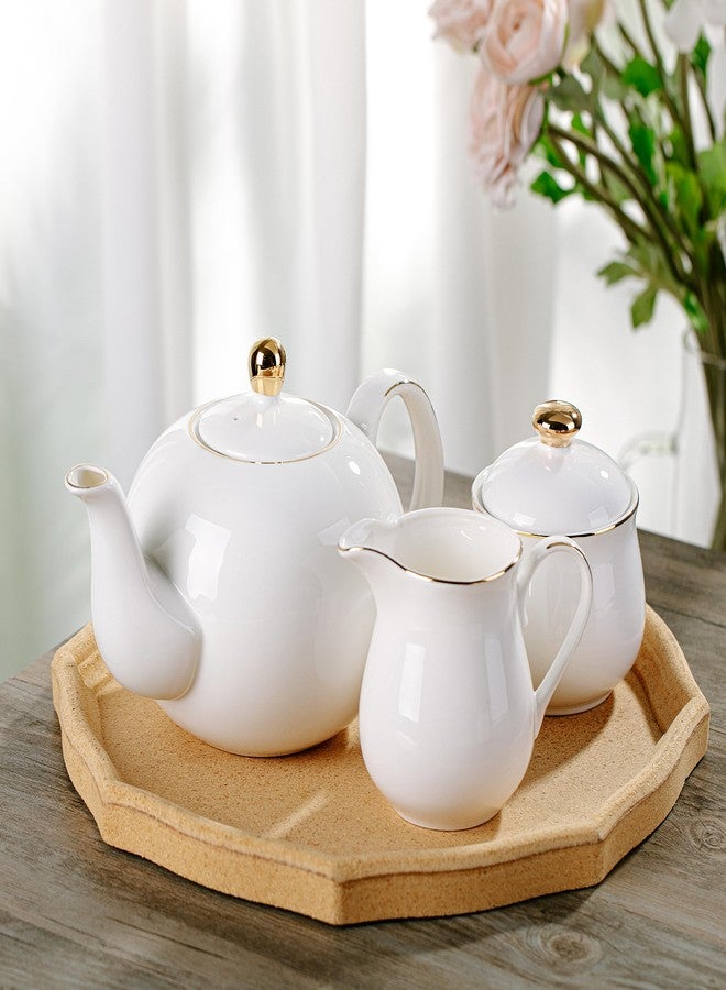Brew To A Tea BTAT- Sugar and Creamer and Teapot Set - Image 5