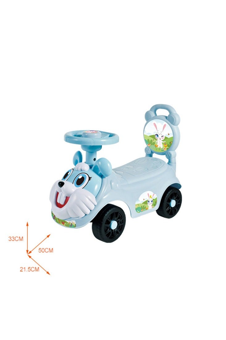 Kids Ride-On Toy Car with Music & Lights | Baby Push Car for Toddlers | Safe & Durable Plastic Ride-On Vehicle | Perfect Gift for Boys & Girls