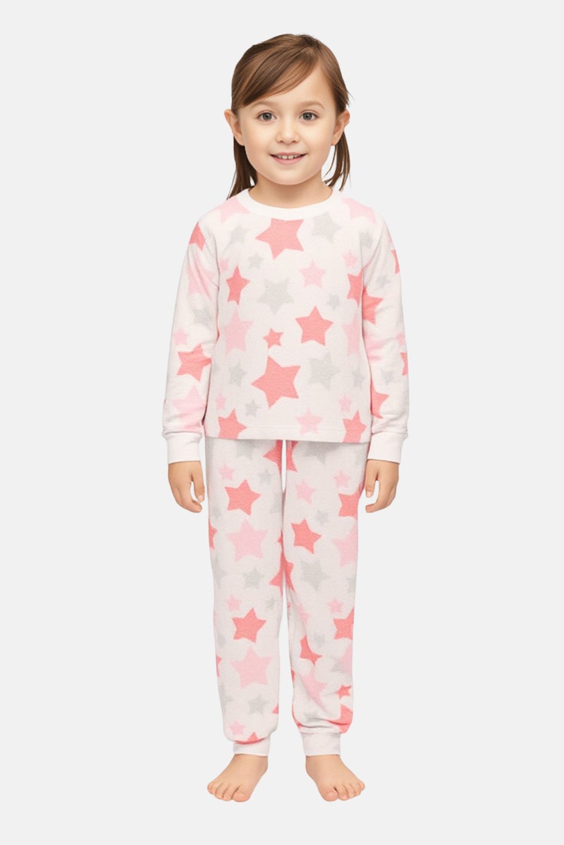 Sinsay Toddlers Girl 2 Pieces Printed Pyjama Top And Pants, Multicolor - Image 1