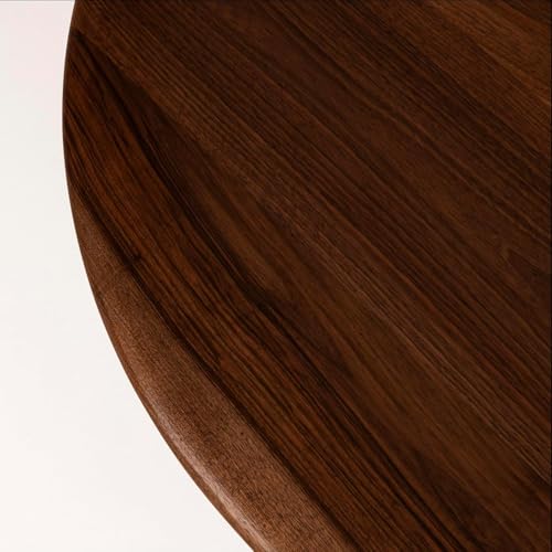 ADVRZO Solid Wood Coffee Table for Living Room, Dining Room, Bedroom, Kitchen, Office Home Decor (Round Coffee Table, 55x55x40 CM) - Image 4