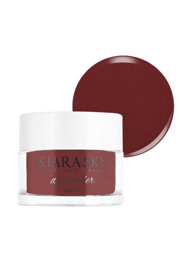 كيارا سكاي بودرة طلاء أظافر كيارا سكاي طويلة الأمد بدرجات اللون الأحمر، 1 أونصة، لامعة بتصميم ريفي أنيق - Image 1