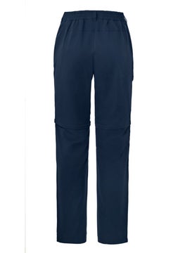 Tchibo Women Regular Fit Solid Pants, Navy  - Image 3