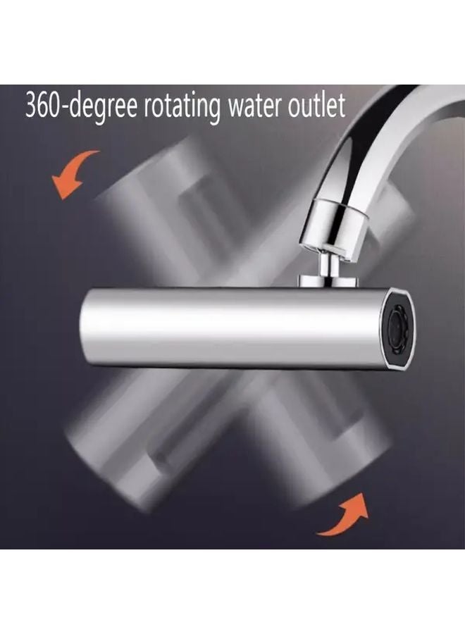 1pc 360 Rotating Splash Resistant Kitchen Faucet Extender Adjustable Height Angle - Image 3