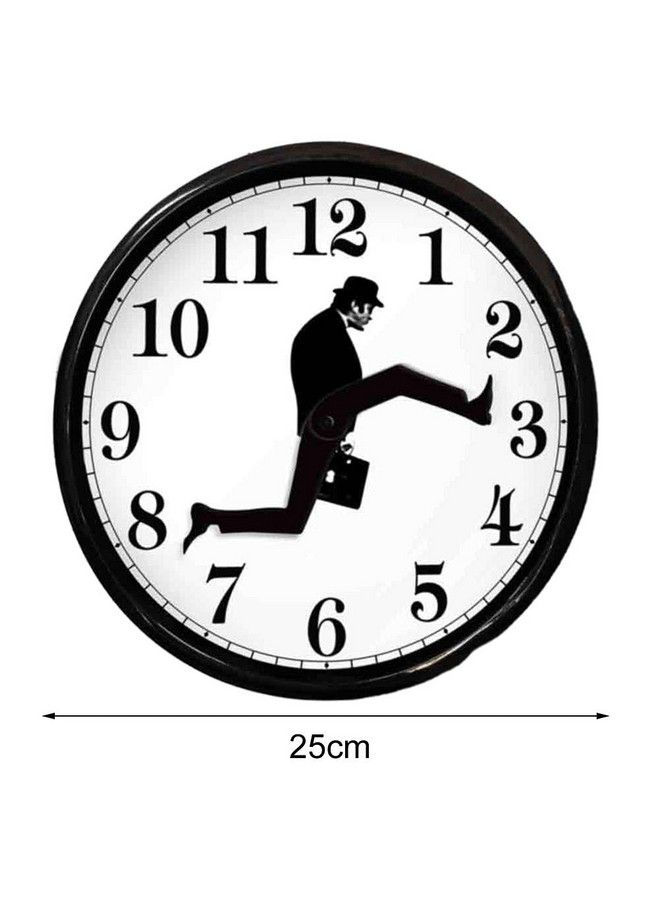 Hztyyier Wall Clock Ministry Of Silly Walks Clock Glass Wall Round Clock Silent Wall Watch Clock For Hotel Living Room Decor - Image 3