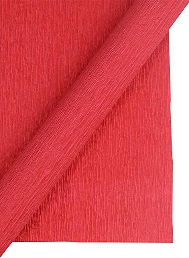 Just Flowers Crepe Paper for Craft, 7.5 Ft Long and 20 Inch Wide Crepe Paper Roll for Decoration and for Flower Making, Craft Supplies, (White & Red, Pack of 2) - Image 5