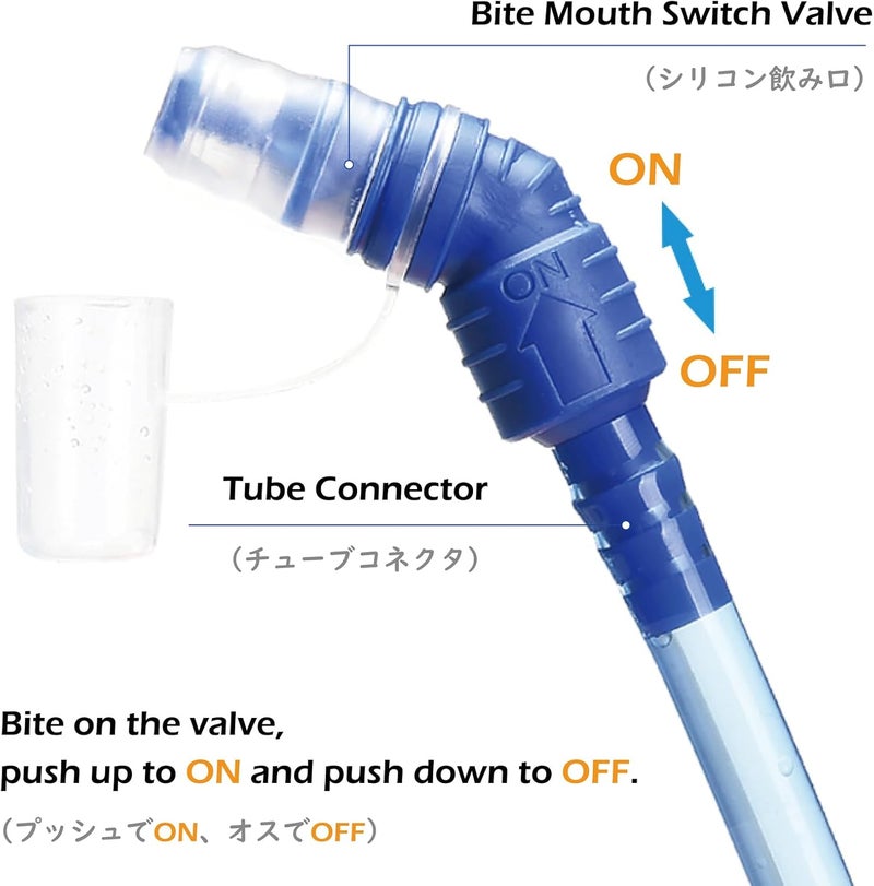 TRIWONDER Hydration Bladder Water Reservoir 1.5 Liter 2L 3L BPA Free Water Bladder for Running Cycling Hiking Camping Backpack - Image 4