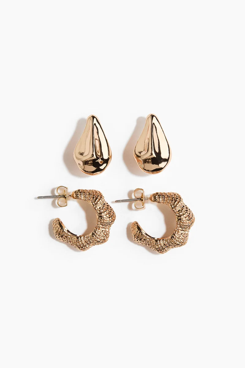 H&M 2 pairs earrings
