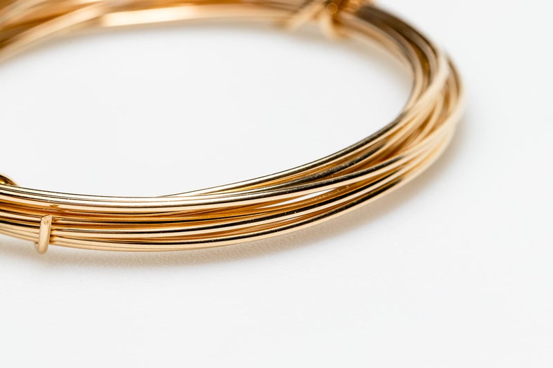 Craft Wire 12 Gauge, 14/20 Yellow Gold Filled Wire Half Hard Round 14K Gold Filled Made in USA - 5FT by CRAFT WIRE - Image 2