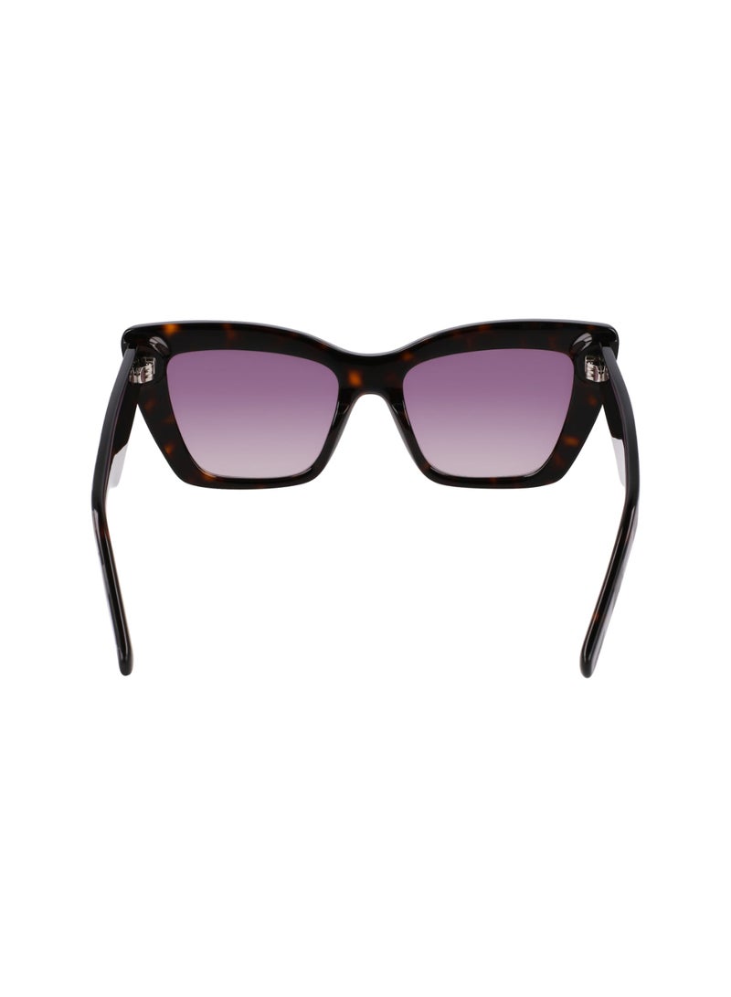 Karl Lagerfeld FULL RIM ACETATE ACETATE KARL LAGERFELD SUNS KL6158S 5418 (242) DARK TORTOISE - Image 5