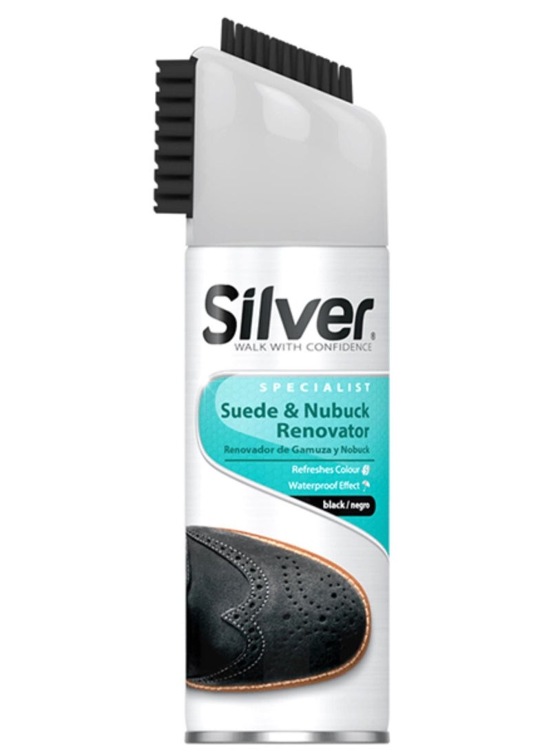SILVER SPECIALIST SUEDE & NUBUCK BLACK RENOVATOR, 250 ML - Image 1