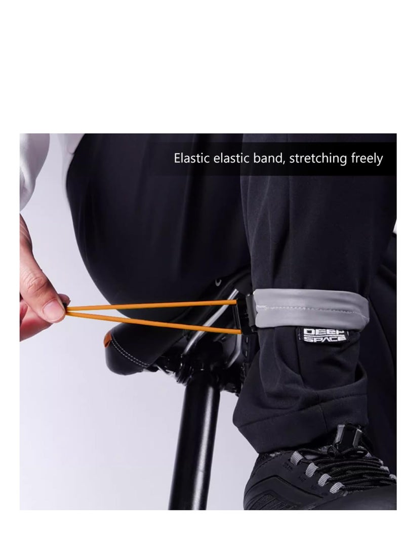 2PCS Adjustable Magnetic Bicycle Pant Straps, Elastic Leg Belts with Reflective Design for Enhanced Visibility, Ideal for Cycling, Jogging, and Camping Safety. - Image 5