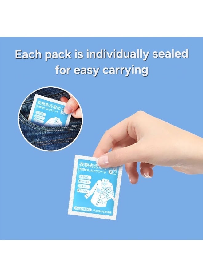 مزيل فوري للبقع عن الملابس، حجم مناسب للسفر والجيب، 12 قطعة - Image 1