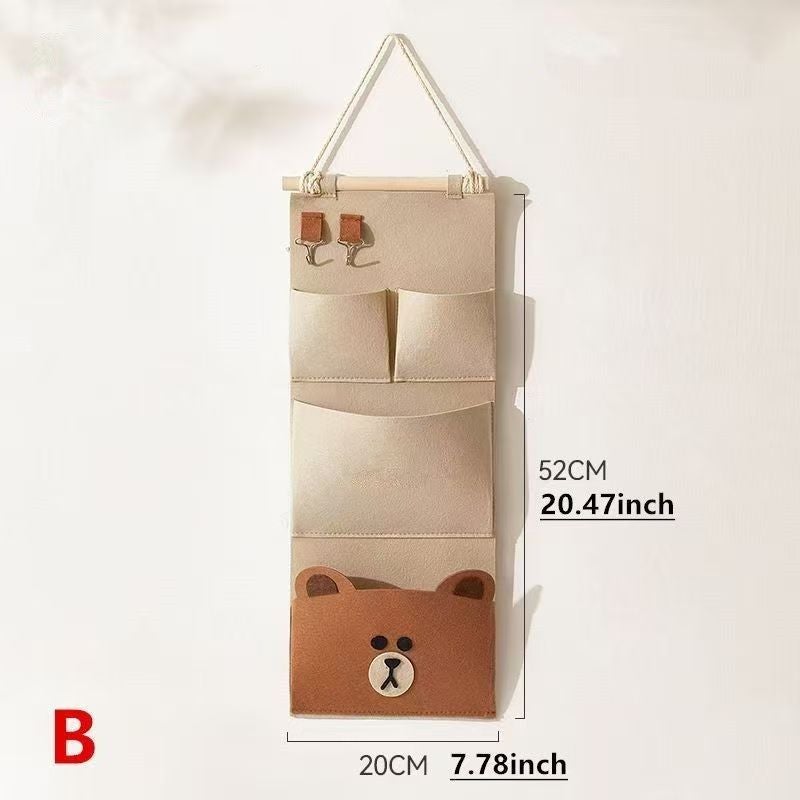 Home Storage Hanging Bags - Multipurpose Fabric Baskets for Dorms &  Bedrooms