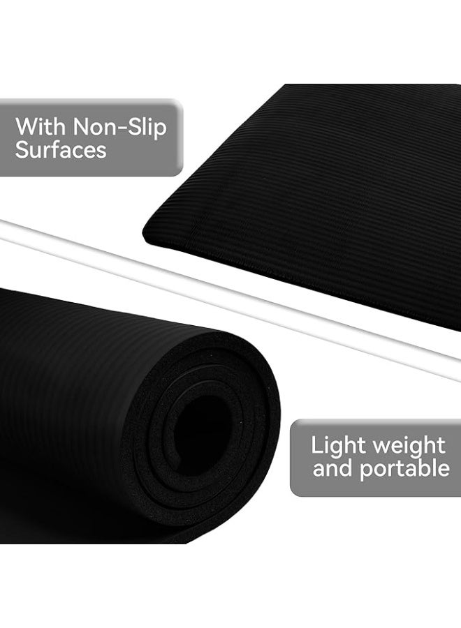 Anti-Tear Exercise Mat With Carrying Strap - Image 3