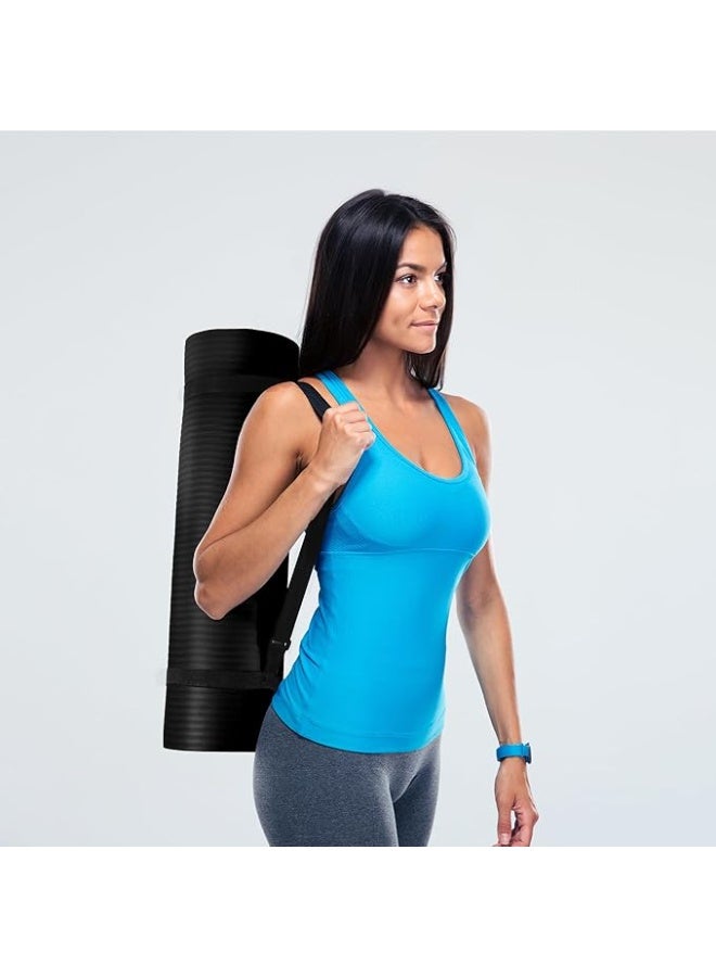 Anti-Tear Exercise Mat With Carrying Strap - Image 2