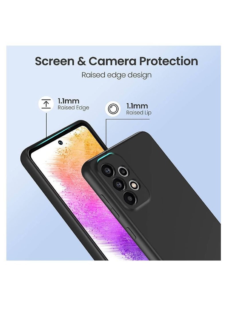 vesus Liquid Gel Rubber Bumper Soft Microfiber Lining Cushion Case Cover For Samsung Galaxy A33 5G - Image 2