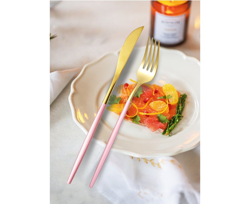 Rose Gold Cutlery Set for 6 Persons - Image 1
