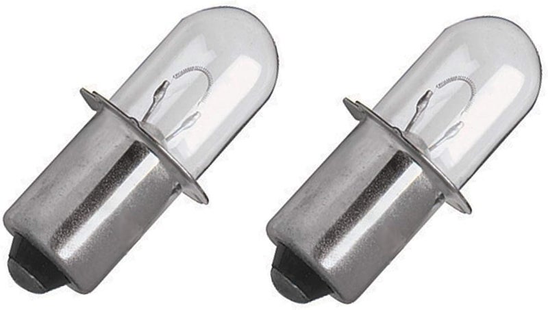 HASMX 18V Xenon Bulb Replacement for Porter Cable PC180FL PCL180L Flashlight Work Lights 18 Volt Xenon Bulbs (2-Pack) - Image 1
