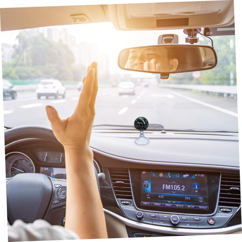 Portable Car Dashboard Compass Ball with Stable Material for Boat Truck SUV Navigation - Image 4