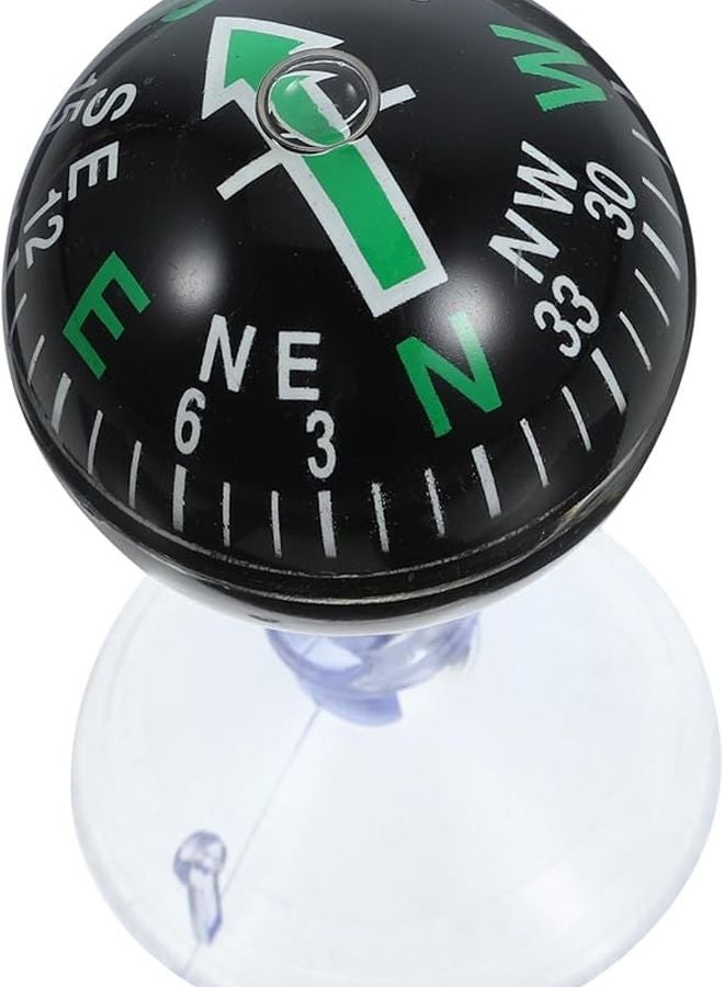 Portable Car Dashboard Compass Ball with Stable Material for Boat Truck SUV Navigation - Image 1