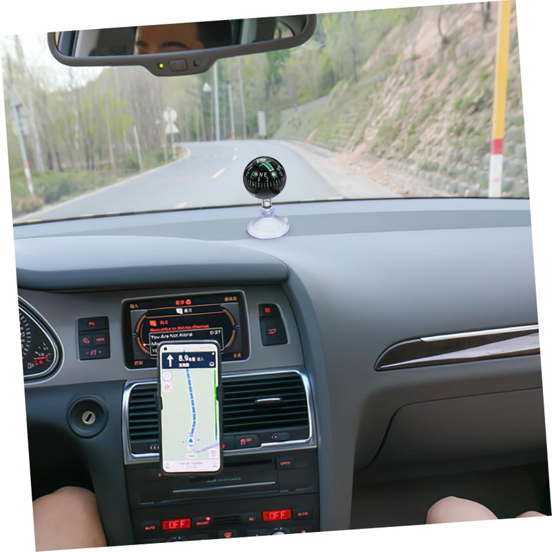 Portable Car Dashboard Compass Ball with Stable Material for Boat Truck SUV Navigation - Image 3