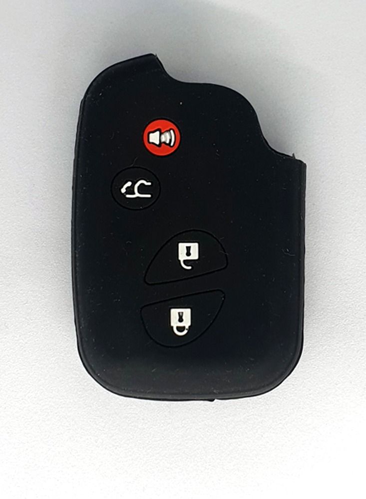 Service Zone غطاء مفتاح سيارة سيليكون 4 أزرار لسيارات لكزس - Image 1