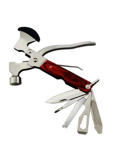 OPOFOX OPOFOX Stainless Steel Multi Functional Hammer Axe Hand Tool Kit Multicolored with Free Nylon Carry Pouch  - Image 4