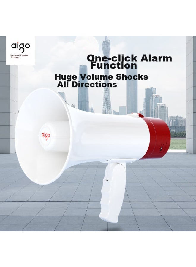Patriots Aigo A51 Amplifier Megaphone, Handheld Wireless Loudspeaker, Outdoor High-volume Recording, Promotional, Street Vending, Small Portable Rechargeable Loud Public Address System, Upgraded Dual Battery Version - Image 4