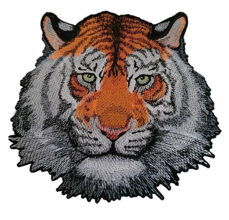 Bengal Tiger Embroidery 10 inch Hight Embroidery sew Patch - Image 1