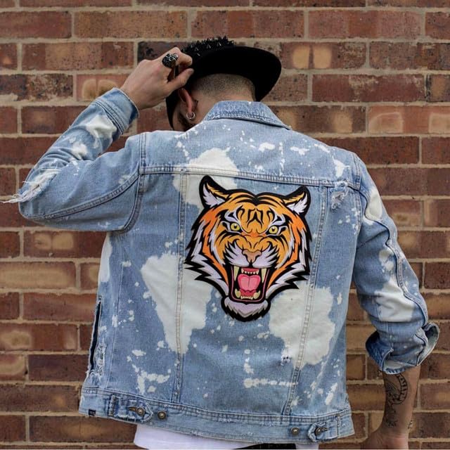 Bengal Tiger Embroidery 10 inch Hight Embroidery sew Patch - Image 2