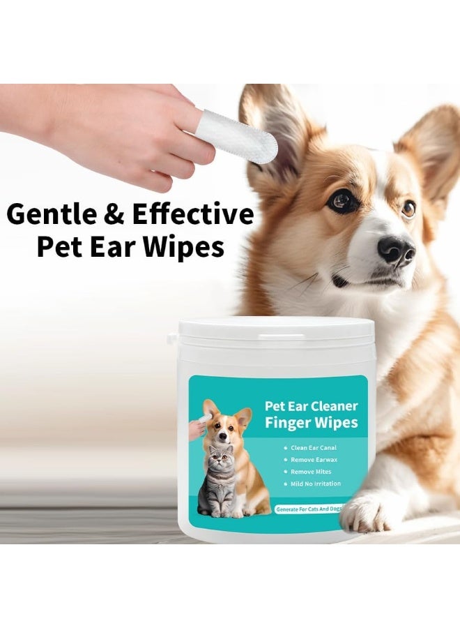 Mumoo Bear Dog Ear Cleaner Finger Wipes for Dogs and Cats 50 Pcs - Image 3