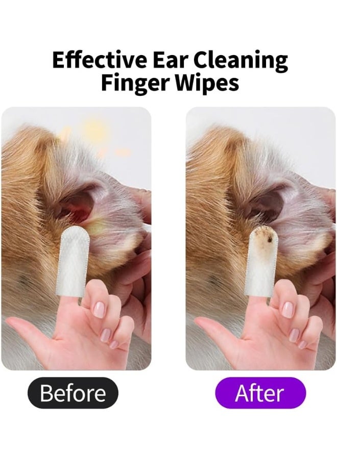 Mumoo Bear Dog Ear Cleaner Finger Wipes for Dogs and Cats 50 Pcs - Image 4