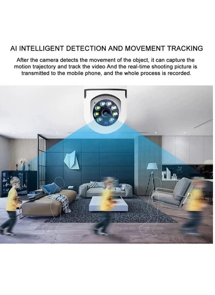 ELTRAZONE - AUTOSUR 2Pcs Light Bulb Security Camera 2.4GHz & 5G WiFi Outdoor, 1080P E27 Light Socket Security Camera, Indoor 360° Home Security Cameras, Full Color Day and Night, Smart Motion Detection - Image 1