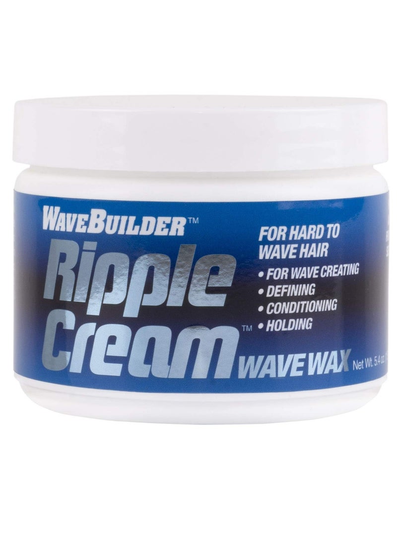 Wavebuilder - WaveBuilder Ripple Cream | Wave Wax For Hard to Wave Hair, 5.4 oz - Image 1