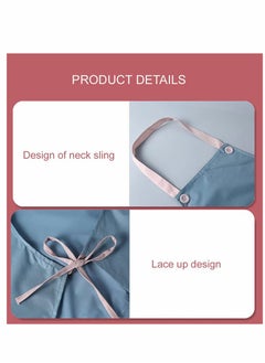 KASTWAVE Cute Ladies Aprons, Cute Deer Aprons With Pockets and Hand Towels, Waterproof and Oil-proof Kitchen Aprons, Applicable for Home Kitchen, BBQ, Cofe, Hotel, Floral Shop (Set of 2 PCS)  - Image 5
