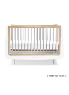 Snuz Kot Skandi Cot Bed For Infant And Baby/Kids/Toddler, Easily Convert To Toddler Bed, Made of Sustainably Sourced Wood, Suitable From 0 To 10 Years, W72 X L133Cm X H89Cm Grey  - Image 2